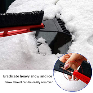 AM-0022 Promotional long handle ice scraper snow brush