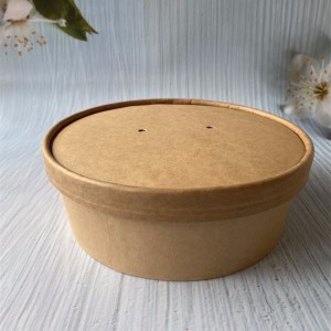 HH-0355 Custom paper bowls with lid
