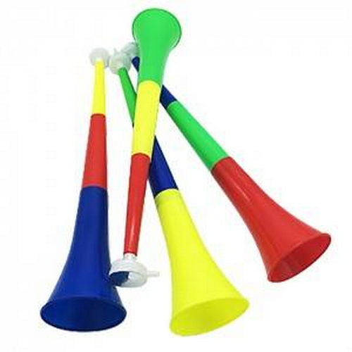 LO-0105 Promosi plastik logo vuvuzelas