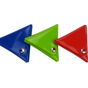 BT-0144 Promotional PVC triangle coin pouch