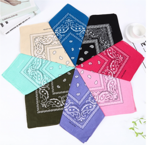 AC-0027 Promotional Square Cotton Bandanas