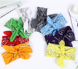 AC-0027 Promotional Square Cotton Bandanas