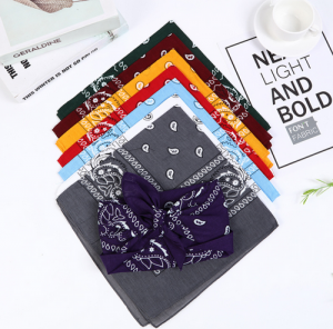 AC-0027 Promotional Square Cotton Bandanas