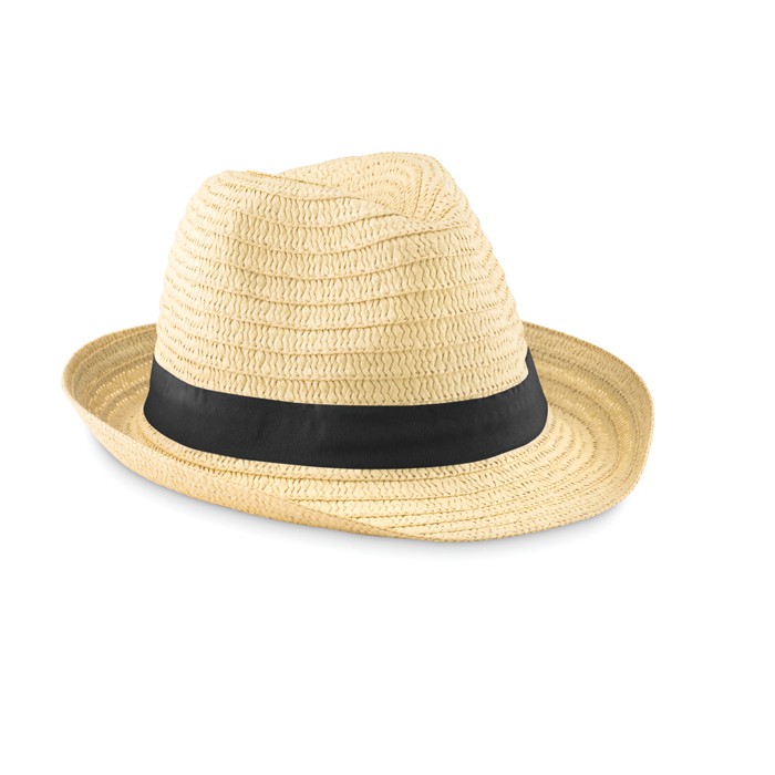 Promotional straw hats with logo