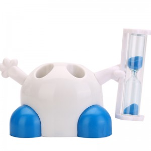 HH-0965 Custom Sand Timer Toothbrush Holder