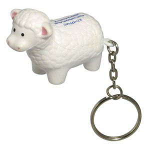 HP-0321 Custom sheep stress reliever keyrings