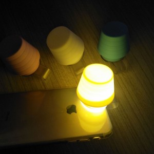 EI-0290 Custom Silicone Phone kap lampu