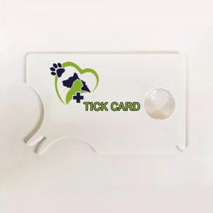 New Delivery for China Wholesale Tick Remover Card Pet Tick Remover Tool Credit-Card Sized Tick Remover