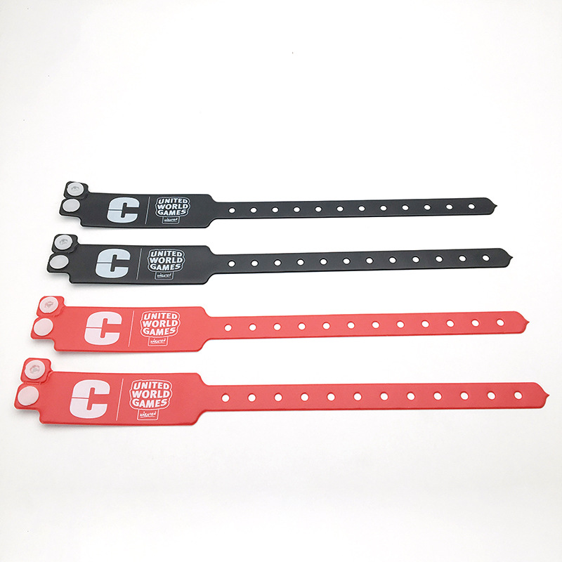 HP-CXLV Promotion Vinyl Wristbands Cum Logo