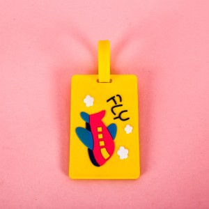 Discount wholesale China 3D Custom Fachion Rubber Luggage Tag for Promotional Gifts