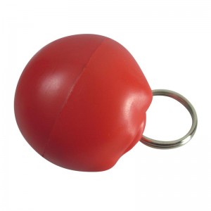 Factory Customized China Wholesale Toys PU Foam Squeeze Tomato Keychain Promotional Stress Balls Anti Anxiety Personalized Gift