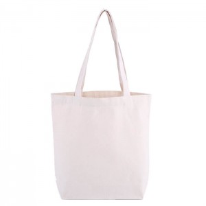 New Fashion Design for China Custom Printed Standard Size Organic Shopping Cotton Canvas Tote Bag