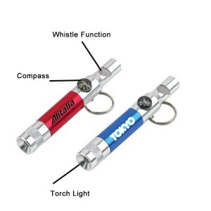 LO-0048 Custom Keychain With Whistle