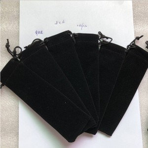 OS-0127 Custom Logo Velvet Pen Pouch