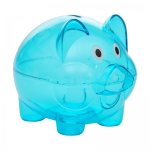 TN-0074 Fampiroboroboana Piggy Banks mazava miaraka amin'ny Logo