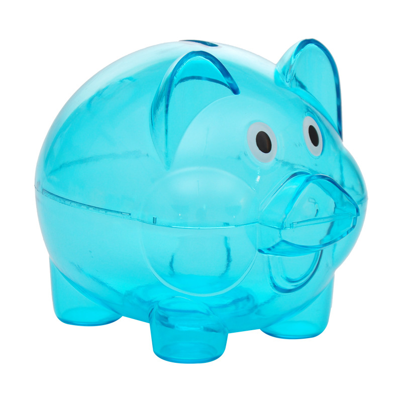 TN-0074 Promotional Clear Piggy Banks With Logo