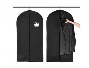 Professional Design China Non Woven Suit Cover with Zipper and Logo for Garments