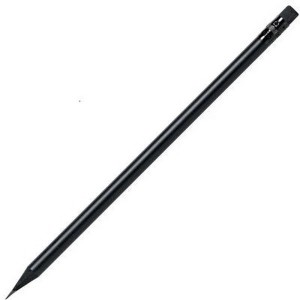 OS-0516 Promotional round black wood pencils
