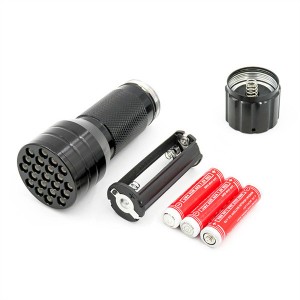 HH-0068 hyrwyddo 21 LED UV flashlights