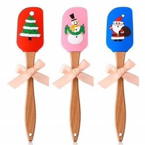 HH-0072 promotional Christmas silicone spatulas