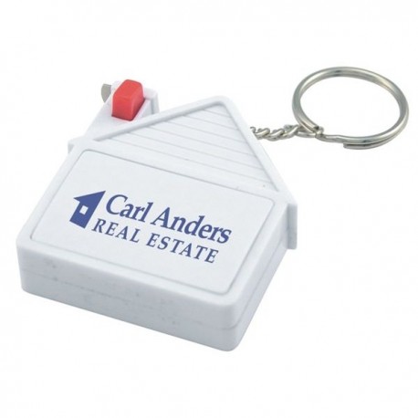 HH-0236 Custom House Tape Measure Key Chain Featured Image