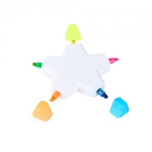 Custom 5 color highlighter pens