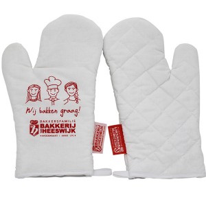 HH-0338 custom cotton oven mitts
