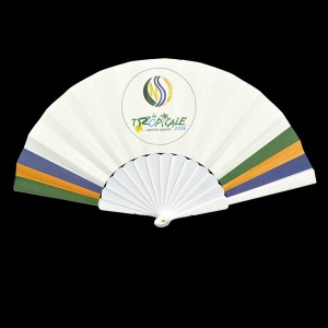 HP-0473 custom plastic paper fans