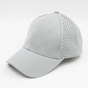 AC-0058 zakázkové personalizované perforované polyesterové baseballové čepice