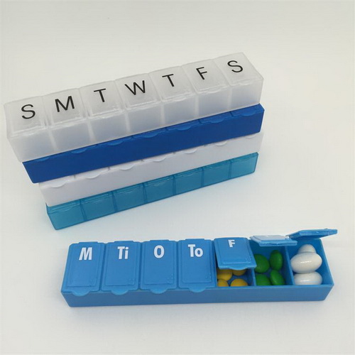 HP-0095 Promotional Logo PP-7-day Pill Boxes