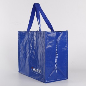 BT-0166 Custom printed pp woven laminated shopping bags