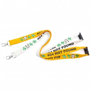 OS-0041 bamboo lanyards with logo