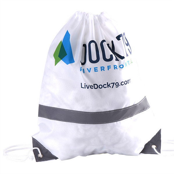 BT-0030 Promotional printed reflective drawstring bags Featured Image