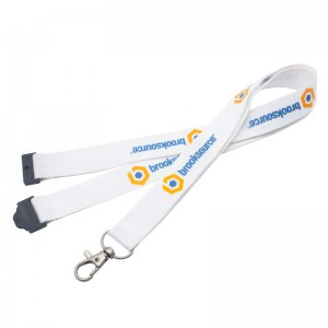 OS-0006 screen printed lanyards with logo