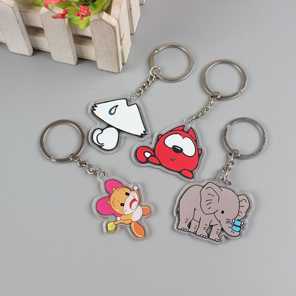 HH-0359 Custom shaped acrylic keychains