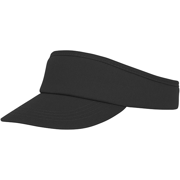 AC-0219 cotton twill visors with logo