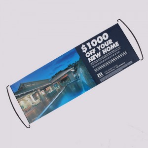 LO-0027 Рекламные выдвижные ручные баннеры прокрутки