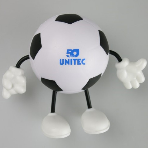 HP-0167 Custom Soccer Stress Reliever ฟิกเกอร์