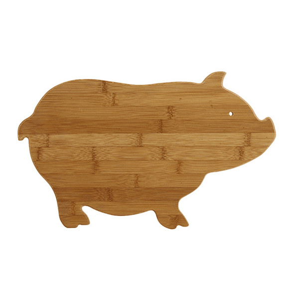 HH-0288 promotional bamboo pig shape chopping boards