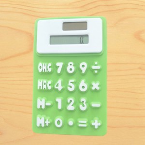 OS-0133 Kalkulatur Flessibbli tal-Gomma Promozzjonali
