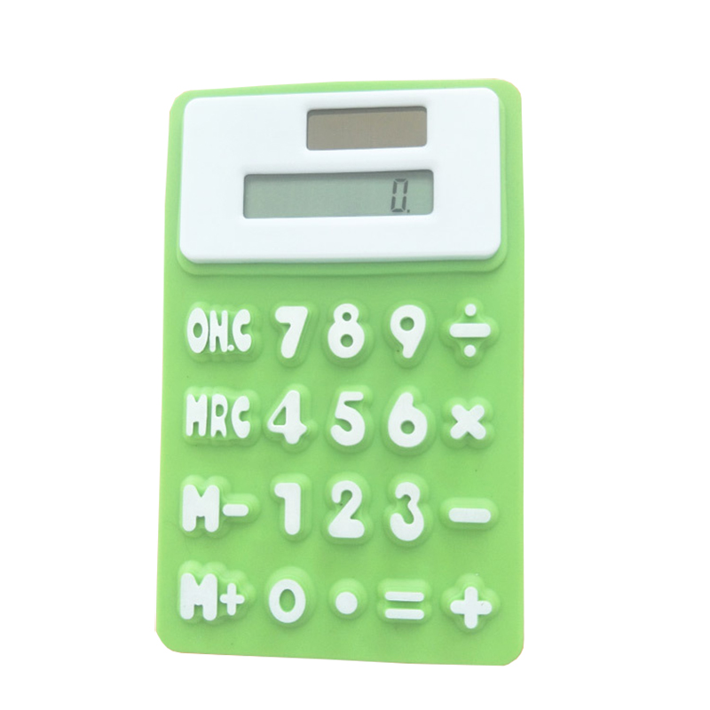 OS-0133 Promotional Rubbery Flexible Calculator