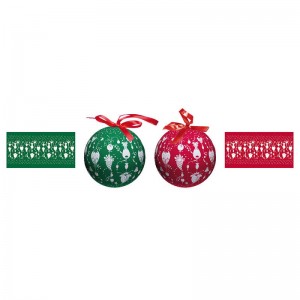 HH-0212 Printed Logo Christmas Balls – 8cm diameter