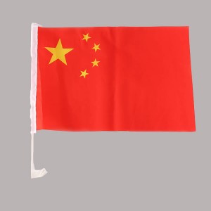 Top Quality China National Day Flag Bicycle Decorative Car Flag Advertising Promotional Custom Wholesale