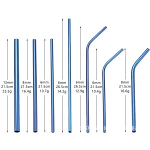 HH-0006 Food Grade Stainless Steel Straws