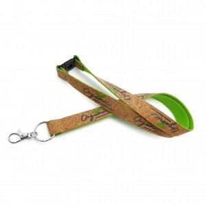 OS-0059 Promotional Eco-friendly Cork With Felt Lanyards