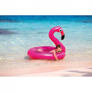 2019 wholesale price China Inflatable Flamingo Ring Toss Games with 6 Rings for Kids and Adults Pool Toys Party Favors Flamingo Water Ring Toss Game