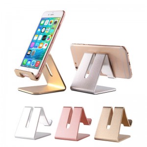 Professional Design China Adjustable Phone Stand Aluminum Desktop Phone Holder Dock Stand for Desk, Compatible with All Smartphones and All Tablets (4-12.9′′) Cell Phone Stand