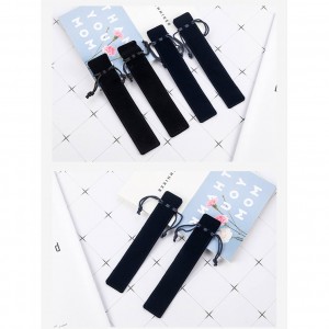 OS-0127 Custom Logo Velvet Pen Pouch