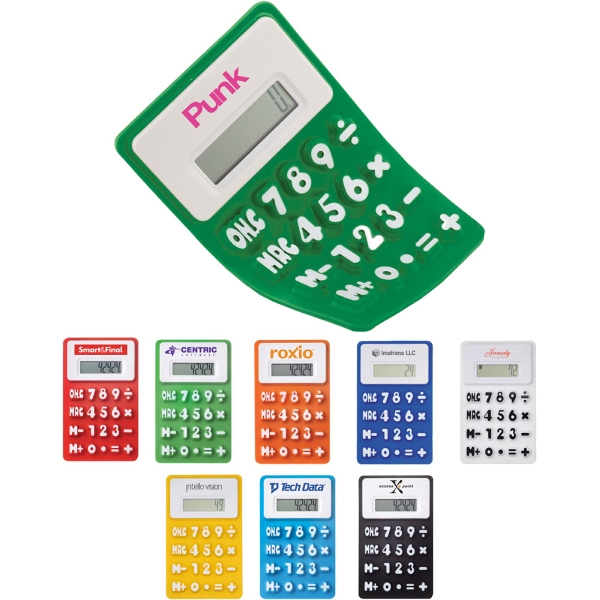 Calculatrices en caoutchouc souple OS-0133