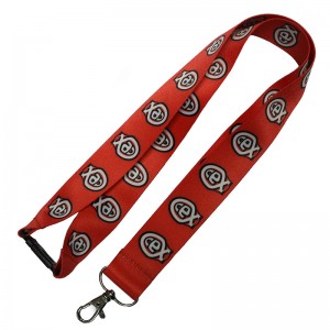 Hot sale Factory China Dye Sublimation Heat Transfer Anime/Cartoon Lanyard with Breakaway Clip